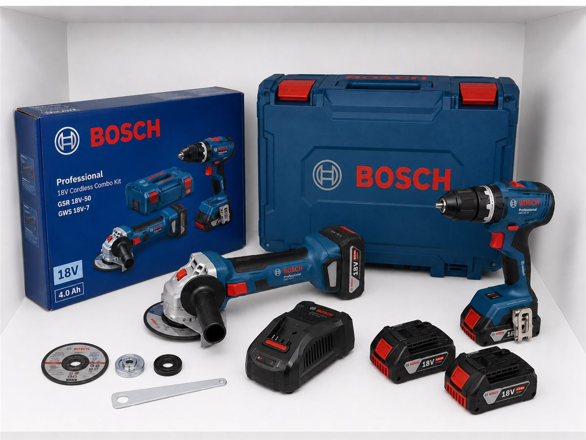 Combo Bosch: taladro + amoladora - imagen 3